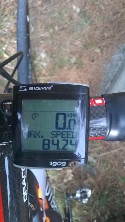  Maximální rychlost Mount Ventoux